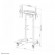 NEOMOUNTS BY NEWSTAR MOTORISED MOBILE FLOOR STAND - VESA 100X100 UP TO 800X600 WHITE image 4