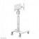 NEOMOUNTS BY NEWSTAR SELECT MOBILE DISPLAY FLOOR STAND (32-75") 10 CM. WHEELS WHITE image 3