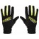 Вело перчатки Rock Machine Winter Race LF, черные/зеленые, XXL фото 1