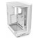 Case|NZXT|H6 Flow RGB|MidiTower|Case product features Transparent panel|Not included|ATX|MicroATX|MiniITX|Colour White|CC-H61FW-R1 image 2