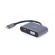 I/O ADAPTER USB-C TO HDMI/VGA/A-USB3C-HDMIVGA-01 GEMBIRD image 2