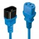 CABLE POWER IEC EXTENSION 0.5M/BLUE 30470 LINDY paveikslėlis 1