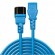 CABLE POWER IEC EXTENSION 2M/BLUE 30472 LINDY image 2