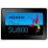 SSD|ADATA|SU800|1TB|SATA 3.0|TLC|Write speed 520 MBytes/sec|Read speed 560 MBytes/sec|2,5"|TBW 800 TB|MTBF 2000000 hours|ASU800SS-1TT-C image 1