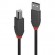 CABLE USB2 A-B 0.2M/ANTHRA 36670 LINDY image 1