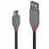 CABLE USB2 A TO MINI-B 1M/ANTHRA 36722 LINDY image 1