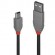 CABLE USB2 A TO MINI-B 2M/ANTHRA 36723 LINDY фото 1