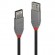 CABLE USB2 TYPE A 0.5M/ANTHRA 36701 LINDY paveikslėlis 1