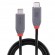 CABLE USB4 240W TYPE C 0.8M/40GBPS ANTHRA LINE 36956 LINDY image 2
