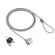 Gembird LK-K-01 Cable lock for notebooks (key lock) | LK-K-01 | 1.8 m | 100 g image 1