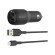 Belkin | BOOST CHARGE | Dual USB-A Car Charger 24W + USB-A to Lightning Cable image 2