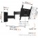 Vogels | Wall mount | MA2040-A1 | Full motion | 19-40 " | Maximum weight (capacity) 15 kg | Black image 4