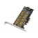 Digitus | M.2 NGFF / NMVe SSD PCI Express 3.0 (x4) Add-On Card | DS-33172 paveikslėlis 6