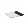 Genesis | Mouse Pad | Carbon 400 M Logo | 250 x 350 x 3 mm | Gray/White paveikslėlis 3