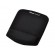 Fellowes | Mouse pad with wrist support PlushTouch | Mouse pad with wrist pillow | 238 x 184 x 25.4 mm | Black paveikslėlis 1