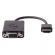 Dell | Adapter HDMI to VGA | 470-ABZX | Black | HDMI - Male | HD-15 (VGA) - Female image 1