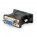 Gembird Adapter DVI-A male to VGA 15-pin HD (3 rows) female image 1