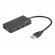 Natec | 4 Port Hub With USB 3.0 | Moth NHU-1342 | Black | 0.15 m image 4