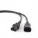 Cablexpert | PC-189-VDE power extension cable 1.8 meter | Black C14 coupler | C14 coupler image 1