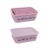 Stoneline | Awave Set of storage box | 21940 | Storage box | Capacity  L | 3 pc(s) | Dishwasher proof | Rose image 3