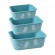 Stoneline | Awave Set of storage box | 21941 | Storage box | Capacity  L | 3 pc(s) | Dishwasher proof | Turquoise paveikslėlis 2