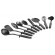 Stoneline | Kitchen utensil set | 9 pc(s) | Dishwasher proof | black image 1