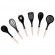 Stoneline | Natural Line | 21582 | Kitchen utensil set | 6 pc(s) | Dishwasher proof | Black/Beige paveikslėlis 1