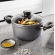 Stoneline | Cooking pot | 6741 | 2 L | 18 cm | die-cast aluminium | Grey | Lid included image 4