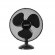 Mesko | Fan | MS 7308 | Table Fan | Black | Diameter 23 cm | Number of speeds 2 | Oscillation | 30 W | No paveikslėlis 1