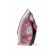 Mesko | MS 5028 | Iron | Steam Iron | 2600 W | Water tank capacity  ml | Continuous steam 35 g/min | Steam boost performance 60 g/min | Pink/Grey image 2