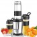 Adler | Blender | AD 4081 | Tabletop | 800 W | Jar material BPA Free Plastic | Jar capacity 0.4 + 0.57 L | Ice crushing | Black/Stainless steel paveikslėlis 1