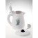 Adler | Kettle | AD 08 | Standard | 850 W | 1 L | Plastic | 360° rotational base | White paveikslėlis 4