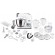 ETA | Food processor | ETA002890061 Gratus MAX | 1200 W | Number of speeds 8 | Bowl capacity 5.5 L | Blender | Meat mincer | White image 3