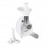 Mesko | Meat mincer | MS 4809 | White | 350 W | Middle size sieve; mince sieve; poppy sieve; plunger; sausage filler image 4