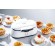 Adler | Waffle Bowl Maker | AD 3062 | 1000 W | Number of pastry 2 | Bowl | White фото 6