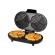 Tristar | WF-2120 | Waffle maker | 1200 W | Number of pastry 10 | Heart shaped | Black image 4