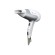 Braun | Hair Dryer | Satin Hair 5 HD 580 | 2500 W | Number of temperature settings 3 | Ionic function | White/ silver image 4