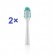 ETA | Toothbrush replacement  for ETA0709 | Heads | For adults | Number of brush heads included 2 | Number of teeth brushing modes Does not apply | White image 3