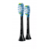 Philips | Interchangeable Sonic Toothbrush Heads | HX9042/33 Sonicare C3 Premium Plaque Defence | Heads | For adults and children | Number of brush heads included 2 | Number of teeth brushing modes Does not apply | Sonic technology | Black image 1