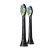 Philips | Standard Sonic Toothbrush Heads | HX6062/13 Sonicare W2 Optimal | Heads | For adults and children | Number of brush heads included 2 | Number of teeth brushing modes Does not apply | Sonic technology | Black image 1