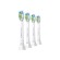 Philips | Toothbrush replacement | HX6064/10 | Heads | For adults | Number of brush heads included 4 | Number of teeth brushing modes Does not apply | White image 3