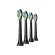 Philips | Toothbrush replacement | HX6064/11 | Heads | For adults | Number of brush heads included 4 | Number of teeth brushing modes Does not apply | Black image 2
