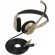 Koss | Headphones | CS100 | Wired | On-Ear | Microphone | Black/Gold image 3