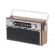 Camry | Bluetooth Radio | CR 1183 | 16 W | AUX in | Wooden image 2