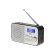 Camry | CR 1179 | Portable Radio | Black/Silver | Alarm function image 2