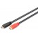 Digitus | High Speed HDMI Cable with Signal Amplifier | Black/Red | HDMI Male (type A) | HDMI Male (type A) | HDMI to HDMI | 10 m paveikslėlis 1