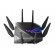 Wi-Fi 6 Tri-Band Gigabit Gaming Router | ROG GT-AXE11000 Rapture | 802.11ax | 1148+4804+4804 Mbit/s | 10/100/1000/2500 Mbit/s | Ethernet LAN (RJ-45) ports 5 | Mesh Support Yes | MU-MiMO Yes | No mobile broadband | Antenna type External | 2x paveikslėlis 3