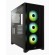 Corsair | Tempered Glass Mid-Tower ATX Case | iCUE 4000X RGB | Side window | Black | Mid-Tower | Power supply included No | ATX фото 1