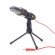 Gembird | Desktop microphone with a tripod | MIC-D-03 | Built-in microphone | 3.5 mm | Black image 1