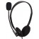 Gembird | Stereo headset | MHS-123 | Built-in microphone | 3.5 mm | Black image 1